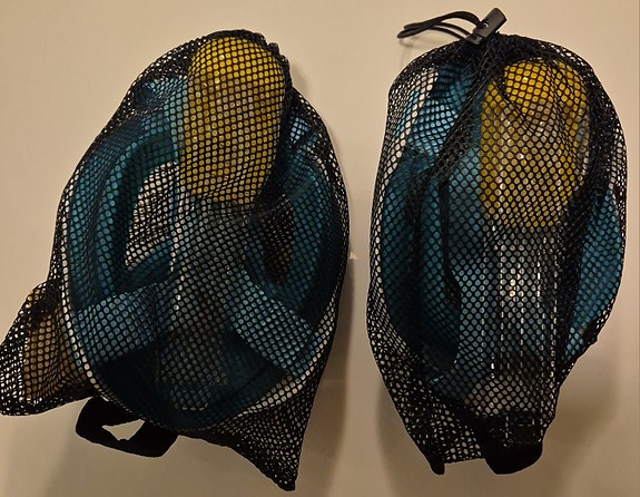 2 kpl Koko kasvon peittävät snorkkelit