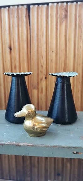 Vintagea puiset kynttilänjalat