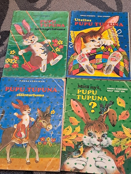 Pupu tupuna kirjoja