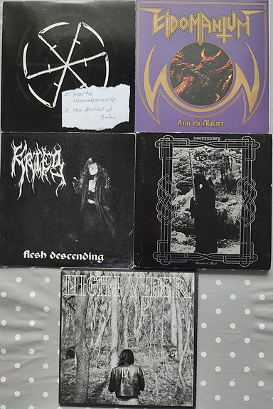 Black metal vinyylisinkkuja