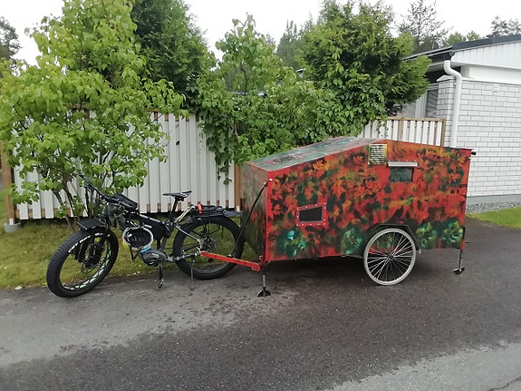 Polkupyörän asuntovaunu