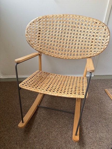 Ikea Grönadal, keinutuoli, rottinki