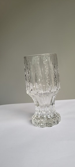 Iittala wellamo pieni lasi. Suunnittelija Kokko.