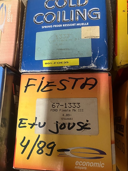 Ford Fiesta 1.0-1.4 Etujouset 89-95