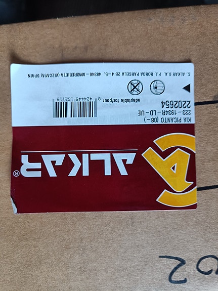 Kia picanto 2008 oikea takavalo
