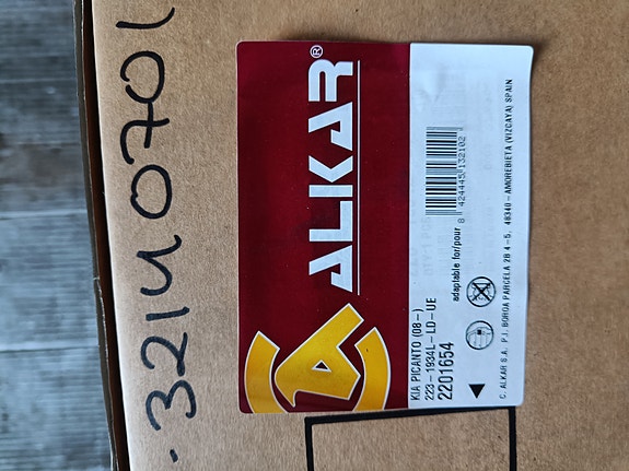 Kia picanto 2008 vasen takavalo