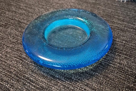 Iittala turkoosi Nappi kynttiläjalka