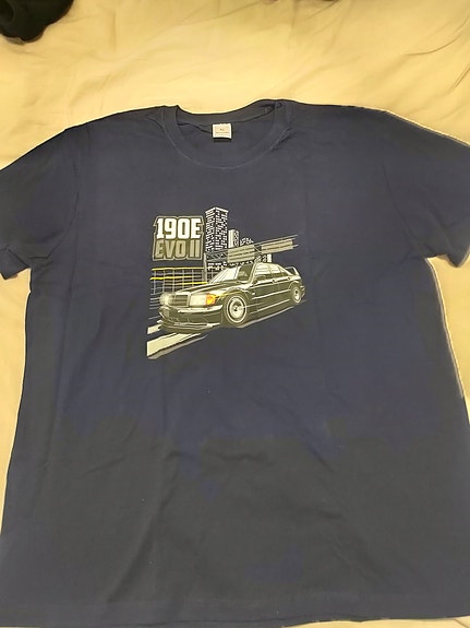 Mercedes-Benz 190E t-paita puuvillaa koko Xl