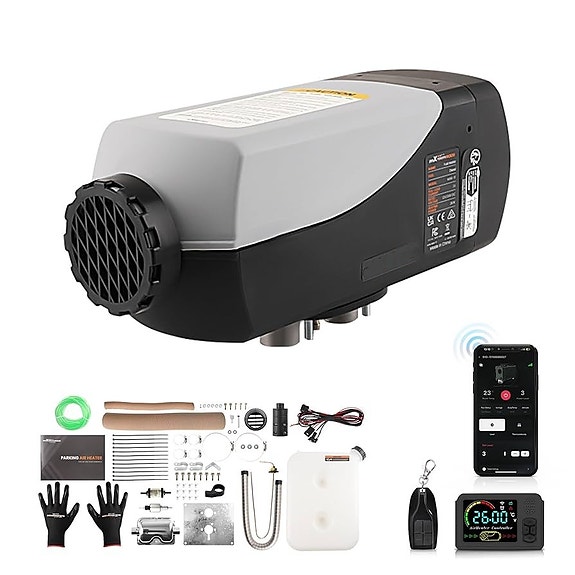 12V 2kW Diesel ilmalämmitin paketti start/stop toiminnolla