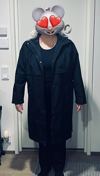 Ellos Plus collection musta softshell-takki koko 50/52