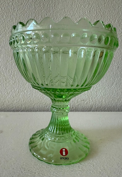 Mariskooli. 120mm. Iittala. Omenanvihreä. - Kuin uusi!