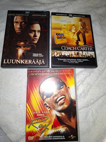Luunkerääjä, Coach Carter ja Ray DVD-elokuvat