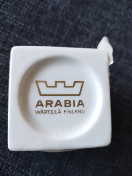 Arabian eksklusiivinen Arabian jälleenmyyjän kylttikuutio