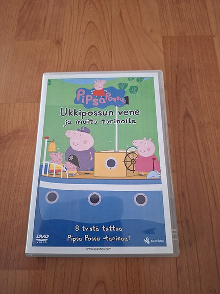 Myydään Pipsa Possu lasten dvd