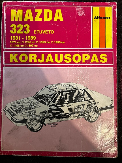 Mazda 323 vm 81-89 korjausopas