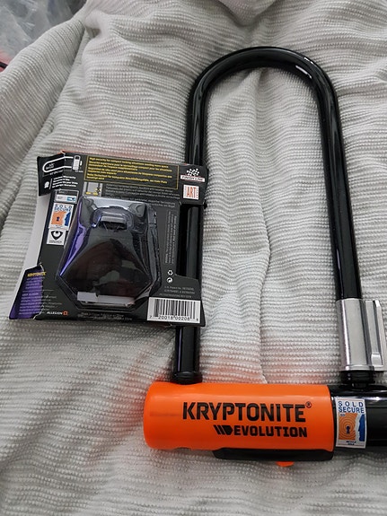 Kryptonite Evolution 9 U -lukko oranssi