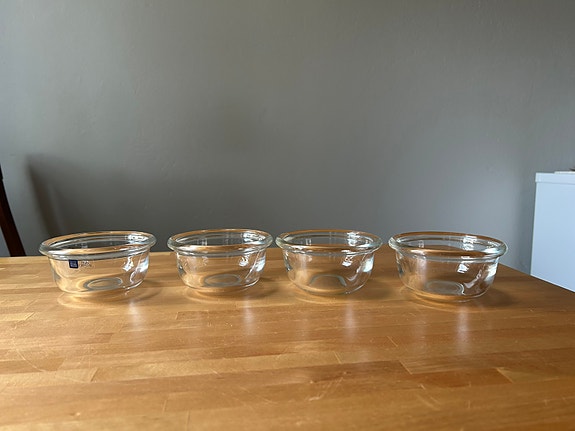 Arabia, Finn crystal, Luna jälkiruokakulho, 4 kpl