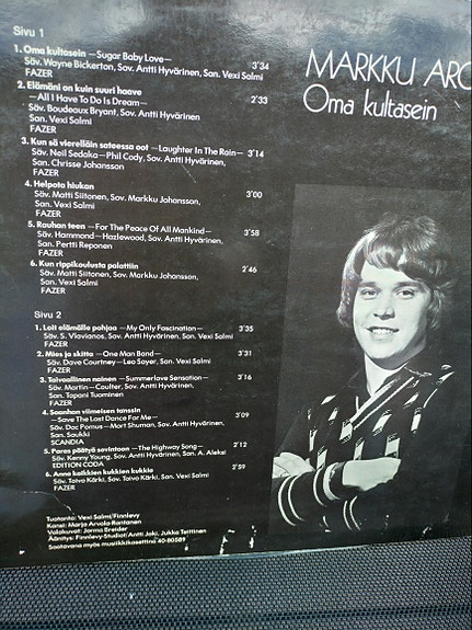 Markku Aro LP levy