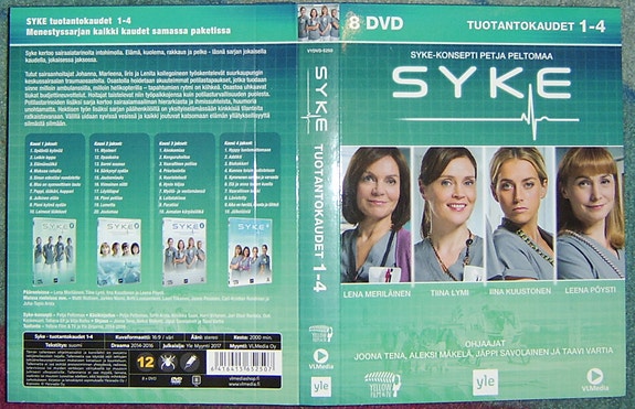 Syke dvd-boksi (kaudet 1-4)