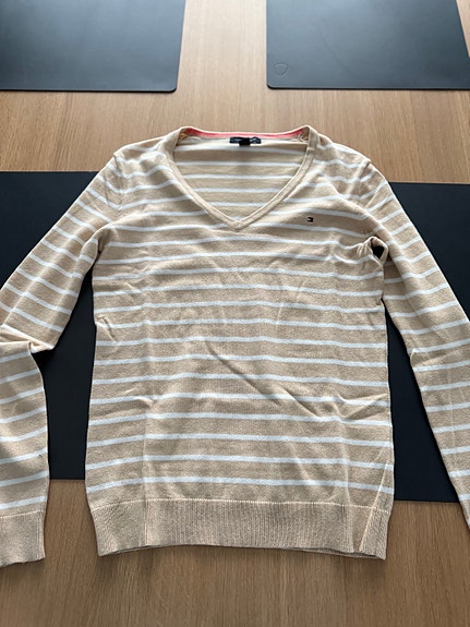 Tommy Hilfiger Neule Beige Naisten Koko 36