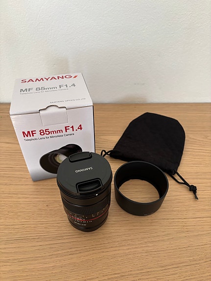 Samyang MF 85mm F1.4 objektiivi