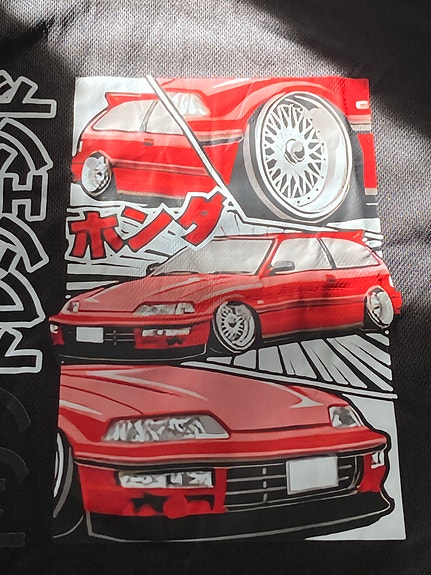 Honda Civic TypeR T- kuvalla t-paita