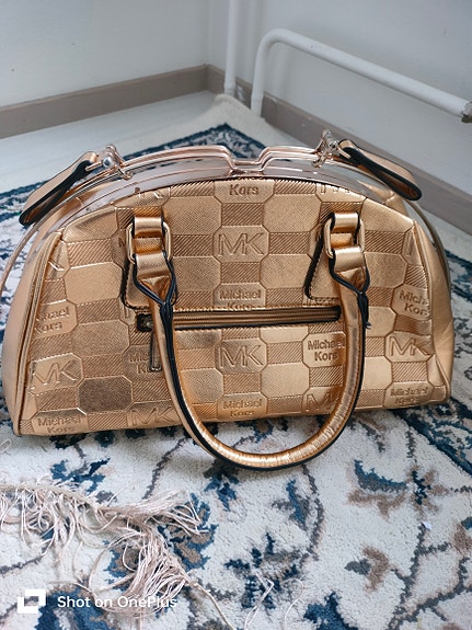 Golden Michael kors handbag