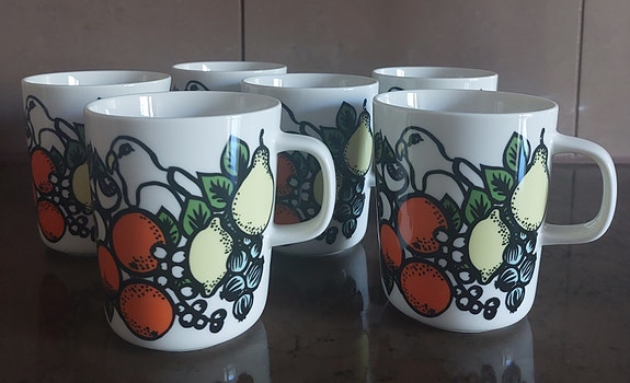 Marimekko Oiva Pala taivasta muki 6 kpl