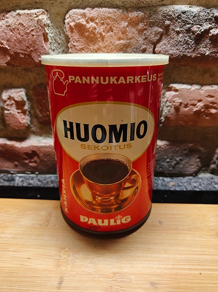 Paulig kahvipurkki Huomio kahvia