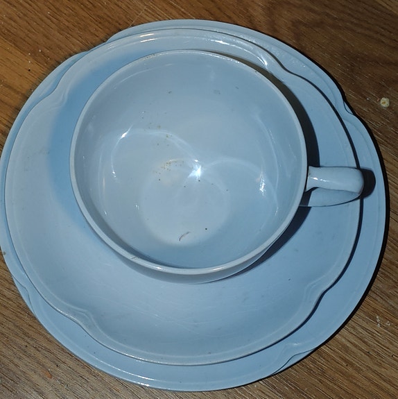 Retro Johnson Brothers Greydawn teesetti