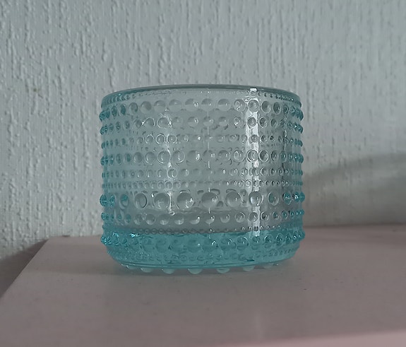 Iittala Kastehelmi-tuikku vedenvihreä
