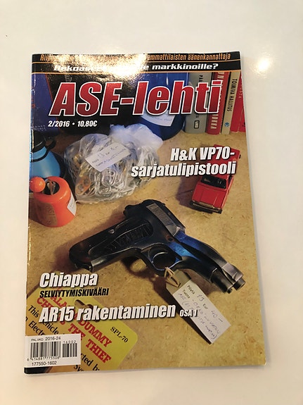 ASE-lehti Asealan erikoislehti 2/2016