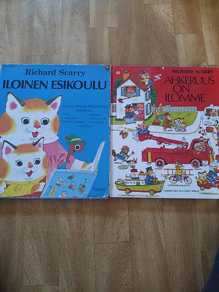 Richard Scarry Iloinen Esikoulu , Ahkeruus on ilomme kirjat