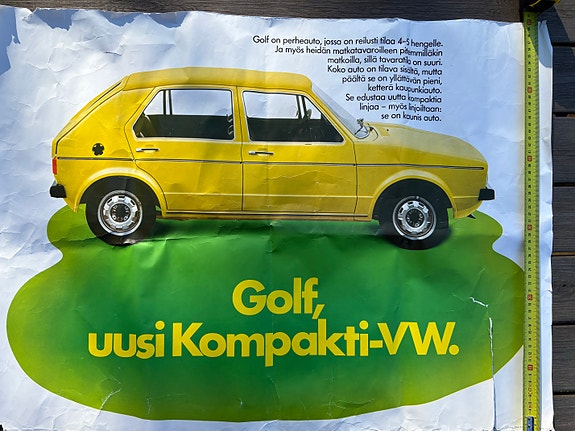 Volkswagen Golf iso juliste 1974