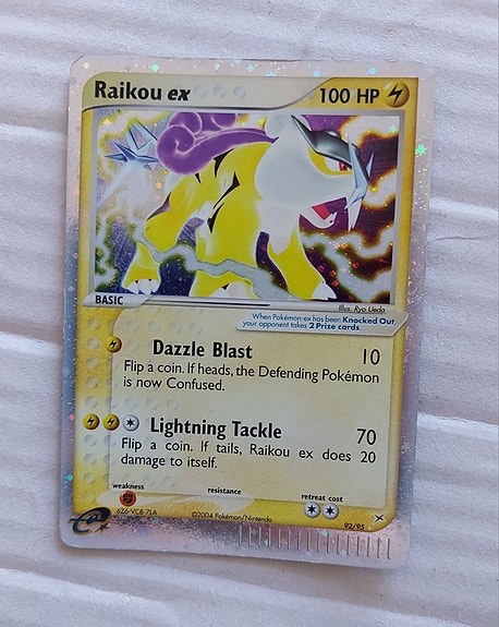 Pokemon kortti Raikou EX
