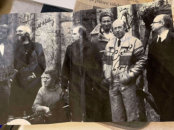 Van Morrison & The Chieftains nimikirjoitukset