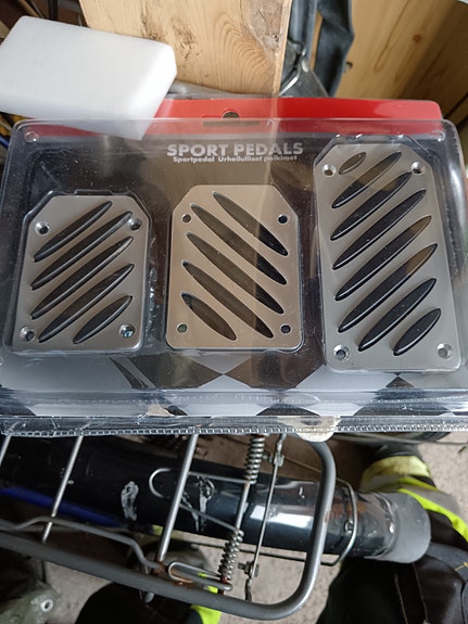 Sport Pedals Auton polkimet metalliset mustat uudet