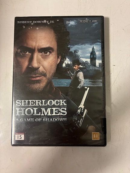 DVD Sherlock Holmes A Game of Shadows Uusi muoveissa