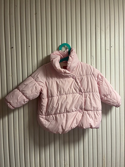 Esprit pinkki talvitakki koko 80