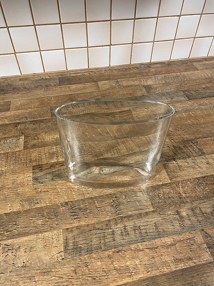 Iittala Ovalis maljakko by Tapio Wirkkala signeerattu