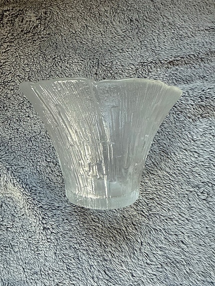 Lasikulho. Design, Pertti Kallioinen, Lasisepät