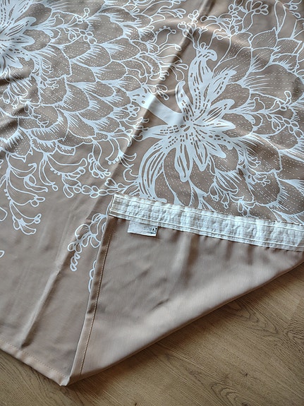 Vallila Memento beige black out verhot