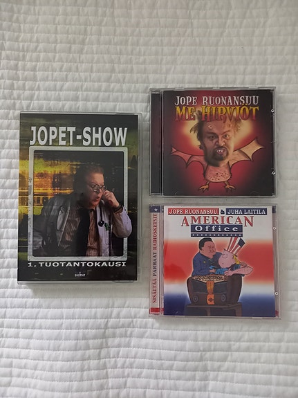 Jope Ruonansuu 1 DVD ja 2 CD-levyä pakettina