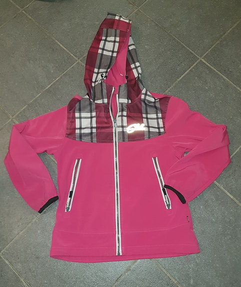 Pinkki softshell takki 150