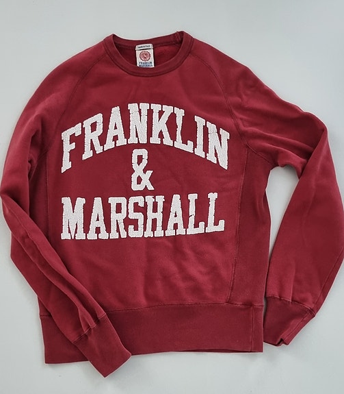 Franklin Marshall viininpunainen collegepaita - Koko: S