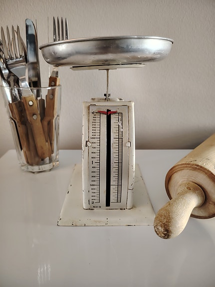 Myydään vaaka, vanha vaaka, antiikki, Gitte talousvaaka