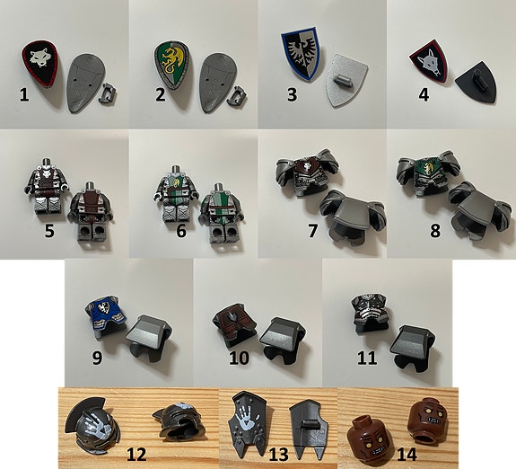 Custom printed parts