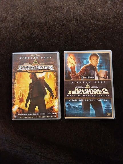 National Treasure -elokuvat 1 & 2 paketissa