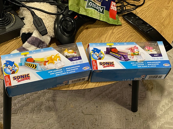 Sonic the Hedgehog Tails ja Amy minilauncherit
