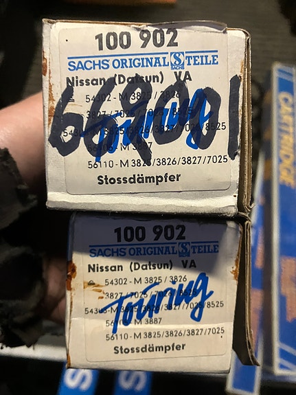 Datsun AF2/Cherry N10 Etuiskarit Sachs 75-82